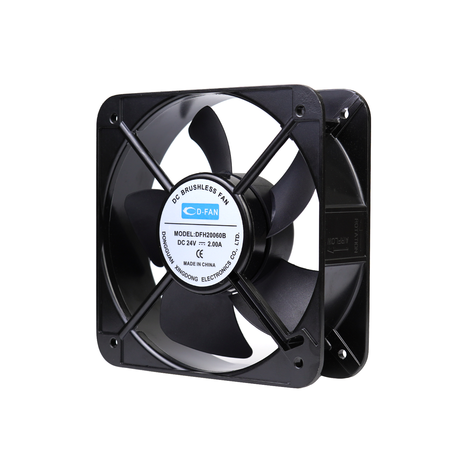 Ventilador de enfriamiento axial de 200 mm Super Air Flow